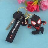 Black Spider-Man Keychain