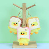 Bread Duck Plush Keychain