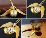 Golden Snitch Pocket Watch Necklace