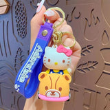 Hello Kitty Riding Keychain