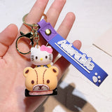 Hello Kitty Riding Keychain