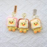 Bread Duck Plush Keychain