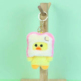 Bread Duck Plush Keychain