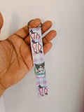 Kuromi Fabric Keytag