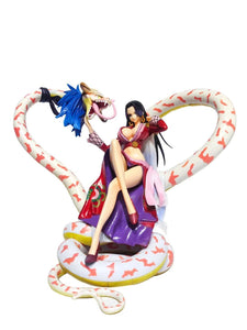 One Piece Boa Hancock with Salome Action Figure