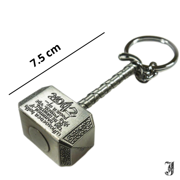 Thor hammer 2025 metal keychain