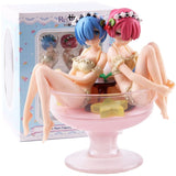 Re Zero Rem and Ram in a cup Action Figure
