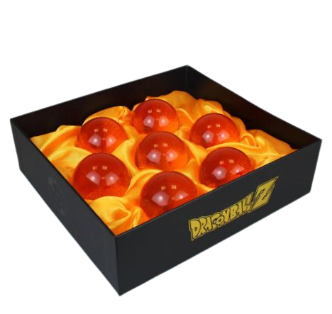 Dragon Ball Z: Set of 7 Shenron Crystal Balls (Orange version)