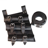 Triple Katana Leather Belt Holster